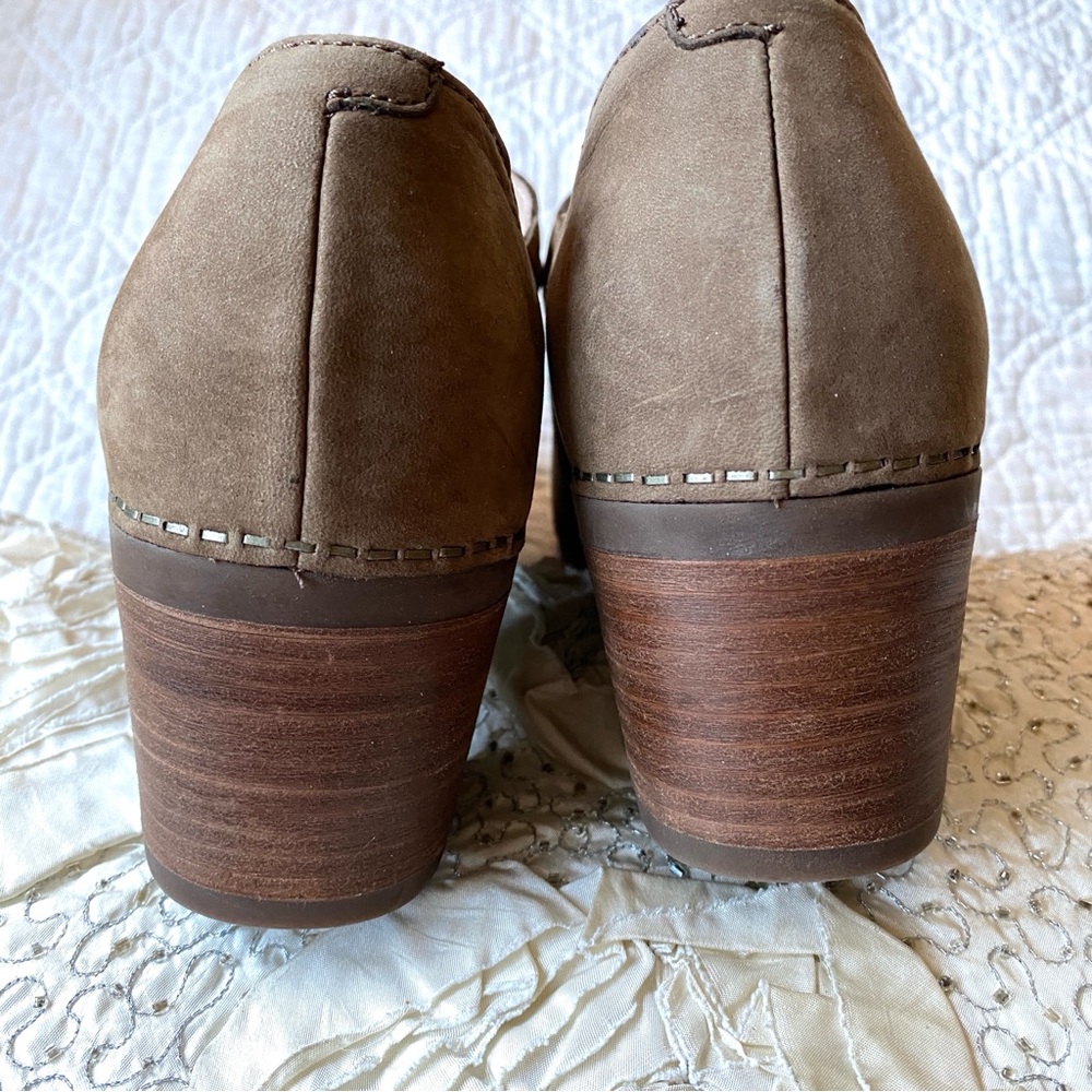 Dansko Taupe Mary Jane Heels - Picture 9 of 14